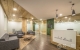 新德里办公室装修实景图 原木+绿植爬墙清新养眼