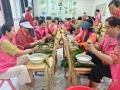 湘口街道双塔社区150余名居民在传统民俗中医养生中共赴端午