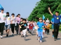 钱江江畔的这支亲子跑团，每周都有亲子跑，今年暑假还要放大招