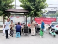 历城区荷花路街道社区卫生服务中心举办全民健康生活方式宣传月义诊活动
