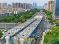 济南腊山河西路北延工程立交桥主桥承台开始施工
