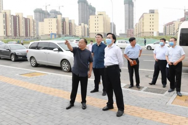 人民日报社河北分社社长徐运平一行到邯郸冀南新区调研
