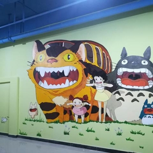 装饰画在墙体彩绘中如何进行应用？让各种色彩进行巧妙的结合 ...