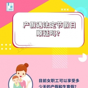 【提示】产假、哺乳假、婚假遇法定节假日顺延吗？