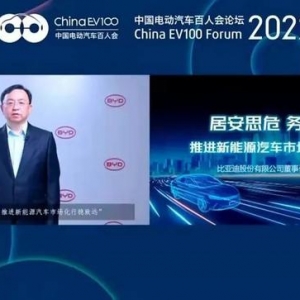 比亚迪王传福：坚持发展磷酸铁锂电池，能量密度不再是最重要指标 ...