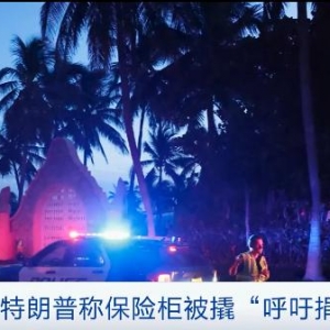 特朗普：保险柜被FBI撬开，呼吁支持者捐款！美媒：对特朗普调查重大升级…… ...
