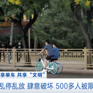 乱停乱放、肆意破坏共享单车！北京500多人被纳入“限制骑行名单” ...