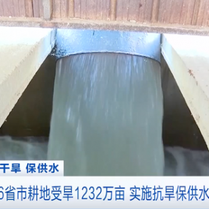 6省市耕地受旱1232万亩！水利部：实施抗旱保供水专项行动，计划补水14.8亿立方米 ...