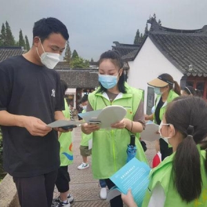 青浦：文明旅游志愿先行，绘出暑期美丽风景