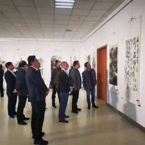 兰州新区获批国家级新区10周年主题书画展正式开展