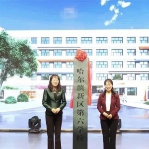 哈尔滨十七中学新区学校、新区第六学校正式定名揭牌