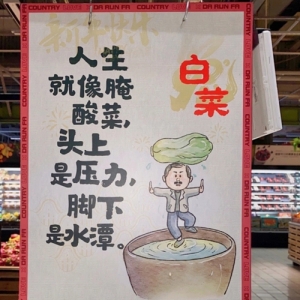 大润发烟火文学又又又上新，这东北话文案是坐炕上写的吧