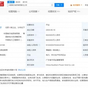 快讯！国资委直接控股南方电网