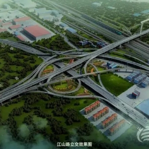 青岛西海岸新区淮河路高架桥二标项目奋战高温