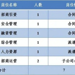 陕西省西咸新区信息产业园投资发展有限公司公开招聘