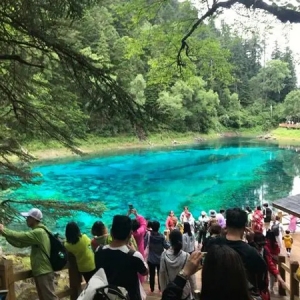 九寨沟游客踩钙化池，为让“人间仙境”青春永驻不应拉黑了之