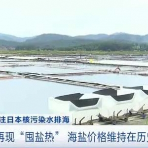 聚焦核污染水排海丨韩国再现“囤盐热”！海盐价格维持历史高位