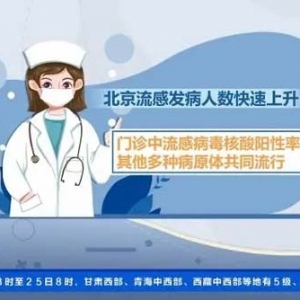 北京流感发病人数快速上升 专家提醒：警惕混合感染、先后感染