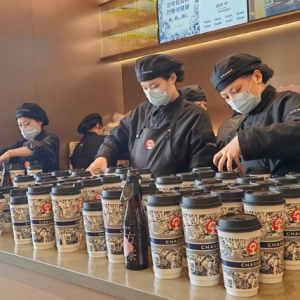 霸王茶姬长沙试营业，记者实地去看了看……