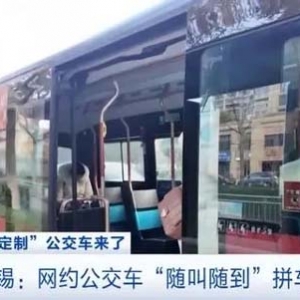 3元一次，“随叫随到”！江苏无锡网约公交车来了→
