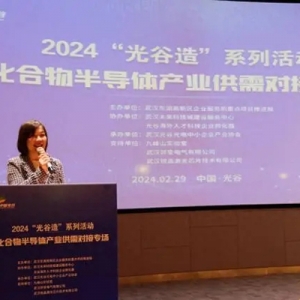 2024首场“光谷造”活动开场！搭建化合物半导体产业链供需对接平台
