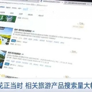 赏花景区门票卖爆了！日均预订量增超50%！最受欢迎的目的地是→