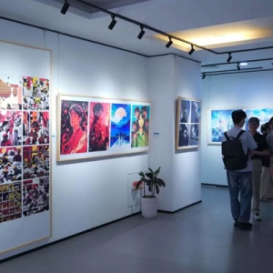 探索文化科技融合的“共创美学”！浦东首办AI数字绘画艺术作品展