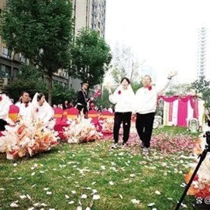 九九重阳节 浓浓敬老情｜28对金婚老人重温浪漫婚礼