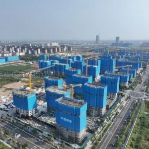 雄安新区“未来之城”正加快由蓝图变为实景——中国绿发中绿里项目建设正当时