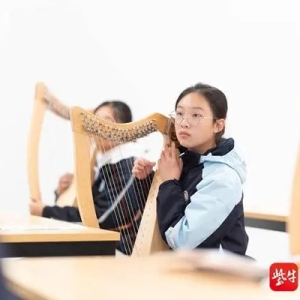 弦动心声！南京市玄武中专竖琴社团课程焕发新活力