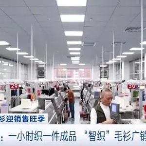 一小时织一件成品！东莞“智织”毛衫火了！热销海内外→