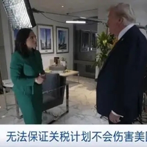 特朗普：无法保证关税计划不会伤害美国家庭