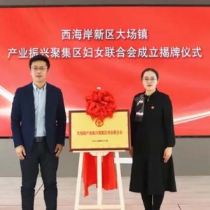 新区首个镇街产业振兴集聚区妇联组织在大场镇成立