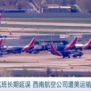航班长期延误，美国西南航空公司遭美运输部起诉