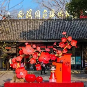 晚上观灯，白天探梅！西溪非遗年氛围感拉满