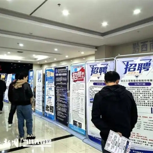 实干争春看贵州｜应届毕业生在黔西南招聘会上找工作