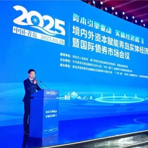 2025境内外资本赋能青岛实体经济高质量发展大会暨国际债券市场会议在青岛举行