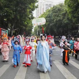 三月三北帝诞，广州荔湾区“泮塘五秀”又来巡游了