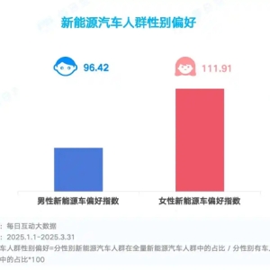 2025一季度国内新能源汽车市场洞察：女性与年轻群体崛起