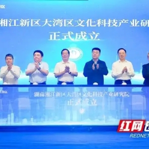 湖南湘江新区大湾区文化科技产业研究院成立