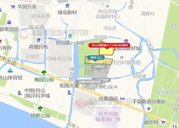 绿城底价竞得临城新区低密宅地，毗邻舟山文旅新地标