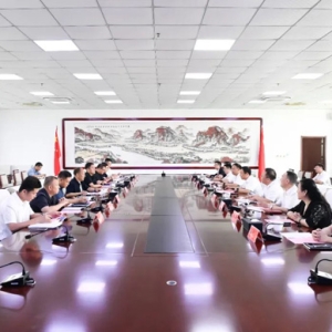中国一冶集团有限公司副总经理马建民一行到邯郸冀南新区考察