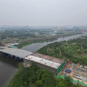 全长370米！合肥市龙岗路跨南淝河顶管段精准贯通