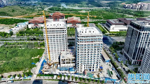 贵安新区上海张江软件产业园A区项目建设最新进展→