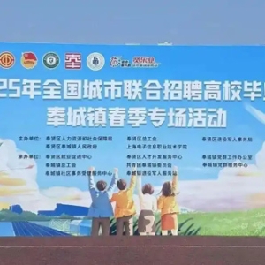赋能求职全链条！奉城镇这场招聘会让高校学子“来一趟，全搞定”