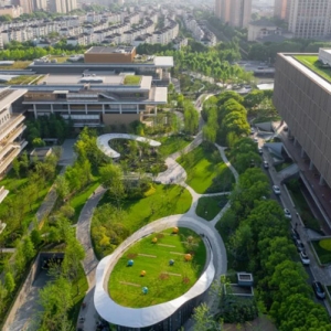 “四馆一园”公共空间完成优化提升，浦东“城市绿色客厅”焕新亮相