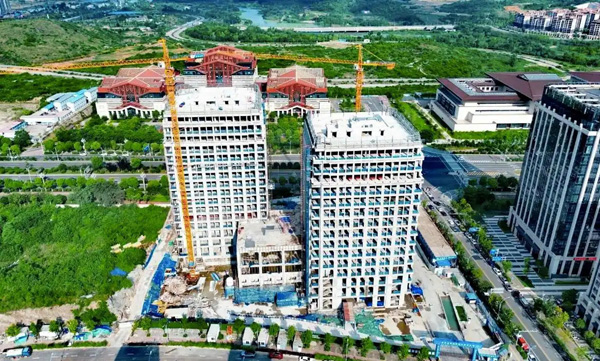 贵安新区上海张江软件产业园A区项目计划8月底完工