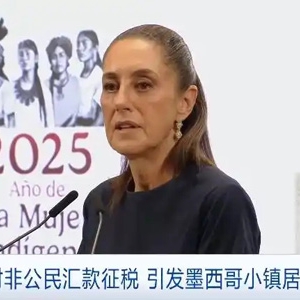 美国拟对非公民汇款征税 引发墨西哥小镇居民担忧