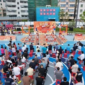 南山区百旺社区篮球友谊赛开打，新球场变身品质社区“活力引擎”