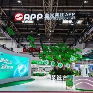 APP 全球电子目录发布 金光集团链博会展示跨国产业链